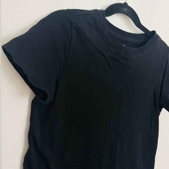 Primary 100% Cotton Solid Black Tee Shirt Kids Unisex Size 10 - Picture 6 of 6